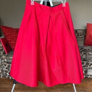 Elegant Red Women's Skirt